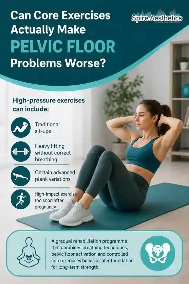Can Strengthening Your Core Alone Actually Make Pelvic Floor Problems Worse Chesham?